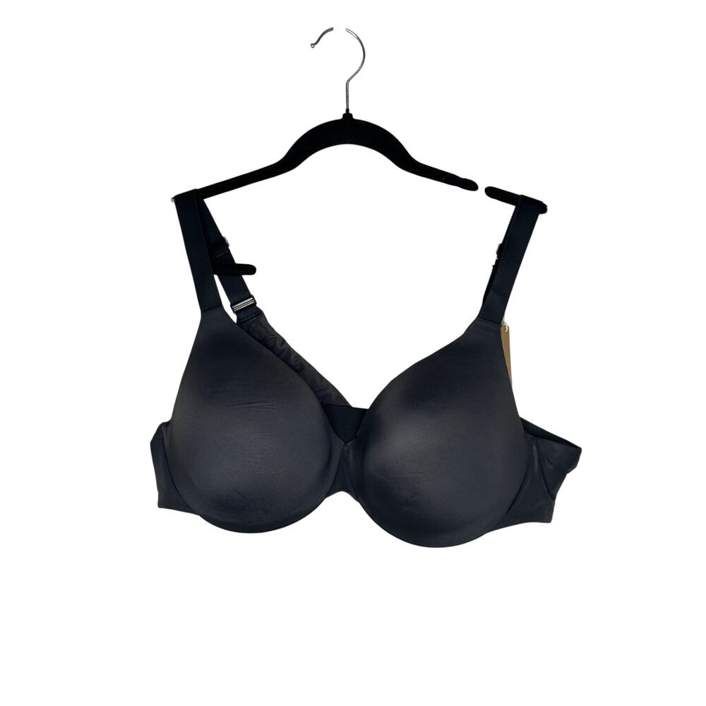 SKIMS NWT Smoothing Intimates Full Coverage Bra Onyx Black Underwire 32B Lined - Picture 2 of 9